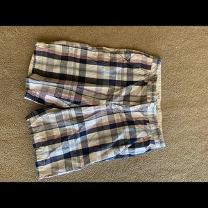 Plaid shorts in men’s brand casuals